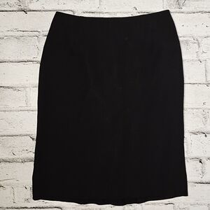 Louben for Laura Petites Black Pencil Skirt Size 6 Career Office Classic